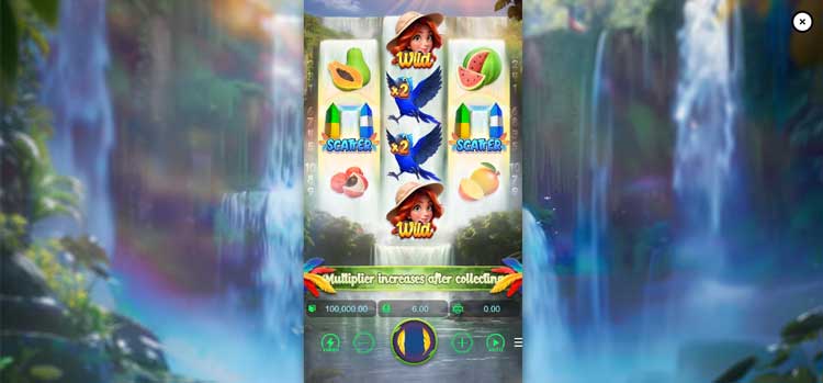 Wings of Iguazu slot machine gameplay